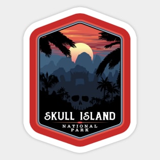 Skull Island National Park Sticker